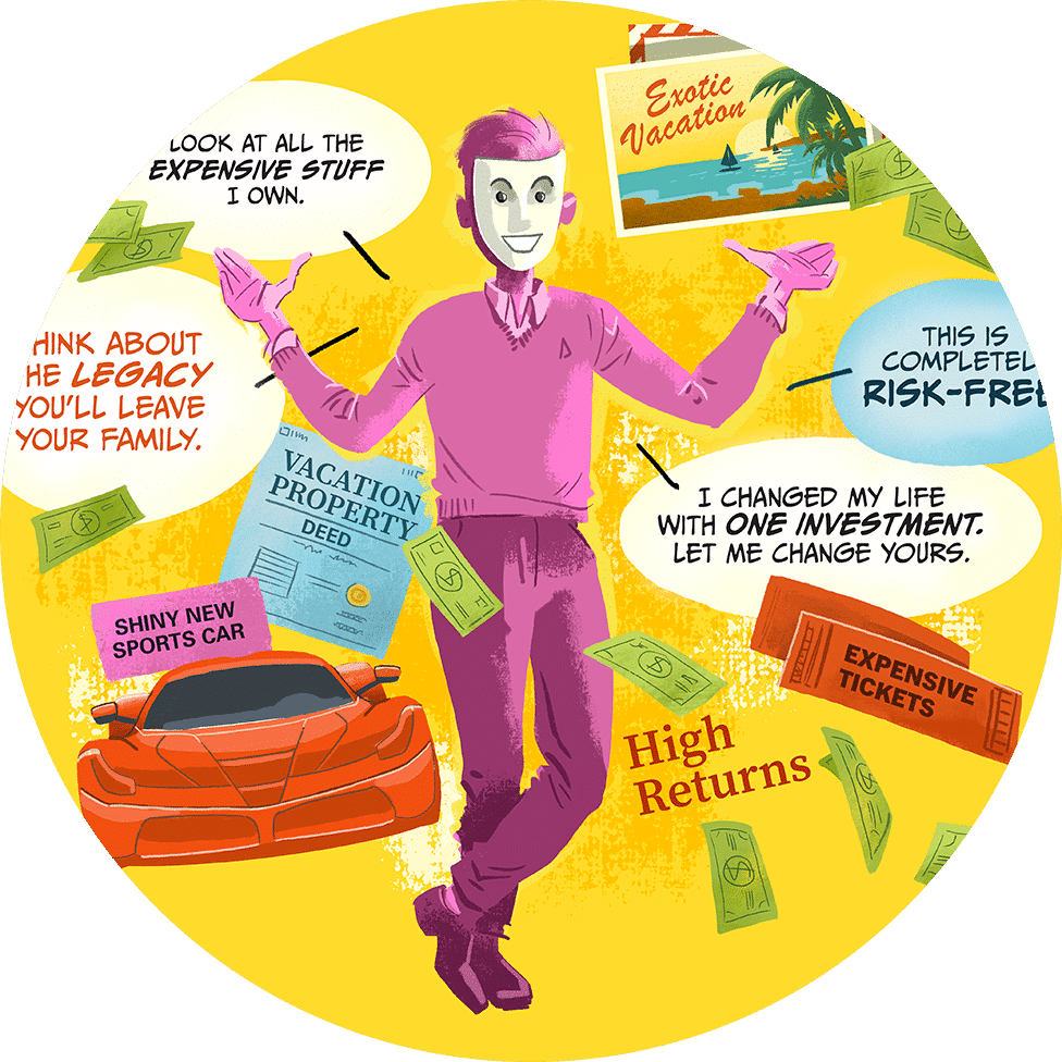 Fraudster’s Playbook step 3 illustration