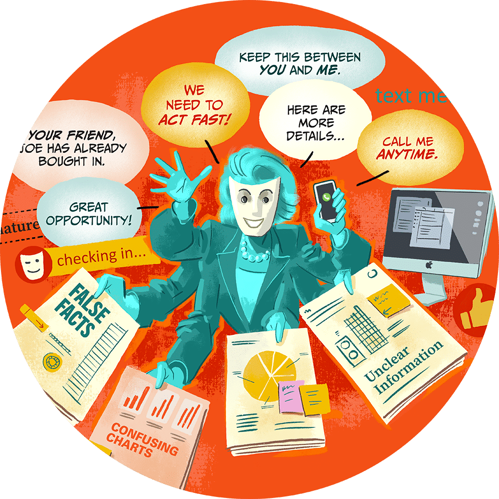 Fraudster’s Playbook step 5 illustration