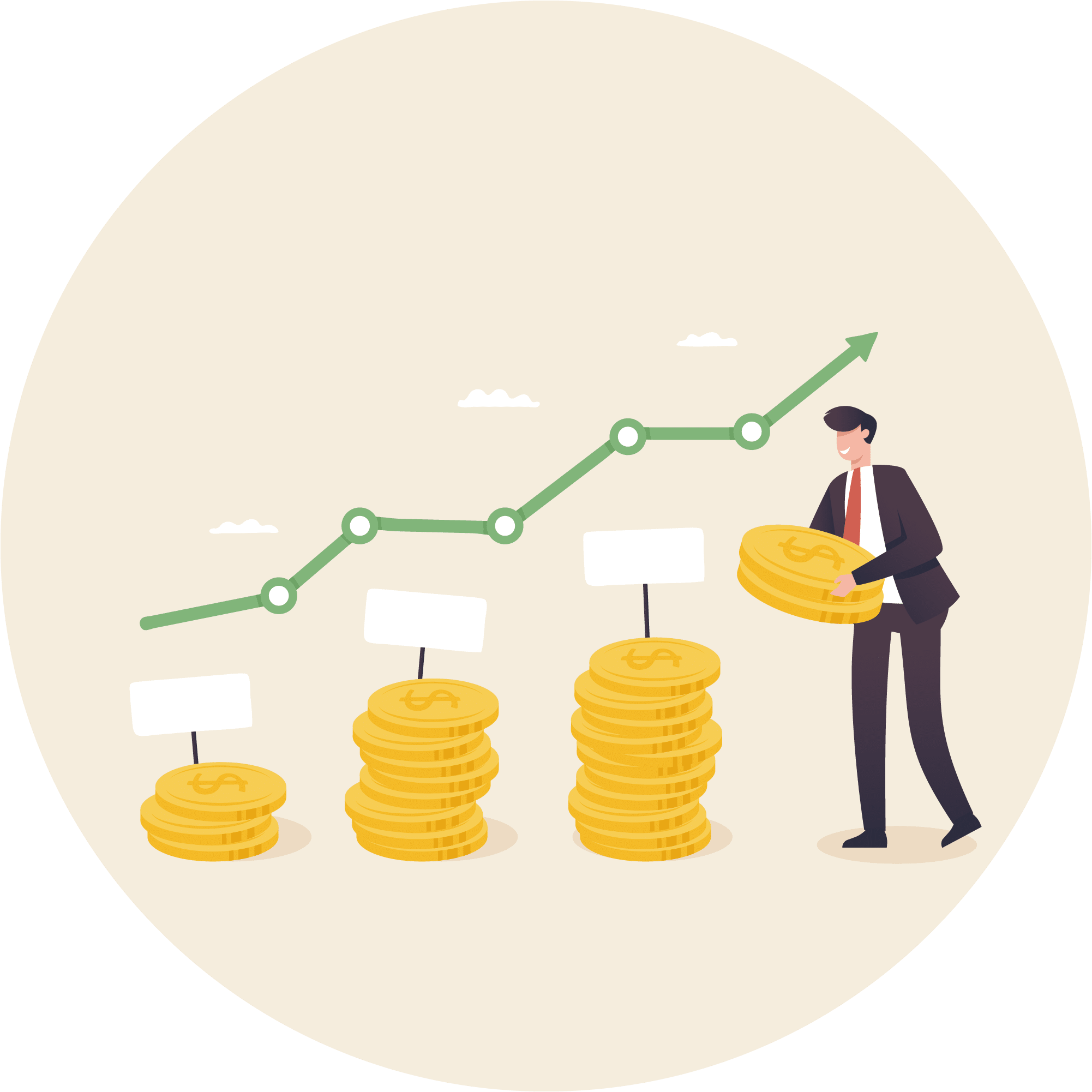 Return on investment illustration